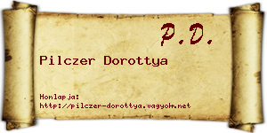 Pilczer Dorottya névjegykártya